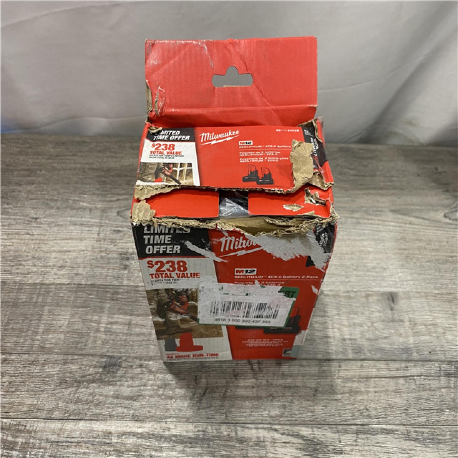 NEW - Milwaukee 12V Lithium-Ion XC Extended Capacity Battery Pack 6. 0Ah (2-Pack)