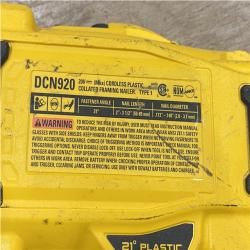 AS-IS DEWALT 20-Volt 21° Cordless Framing Nailer (Tool-Only)