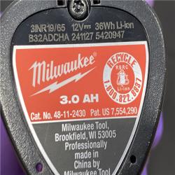 AS-IS Milwaukee Men's Large 12-Volt Lithium-Ion Cordless Tough Shell Black Heated Jacket Kit