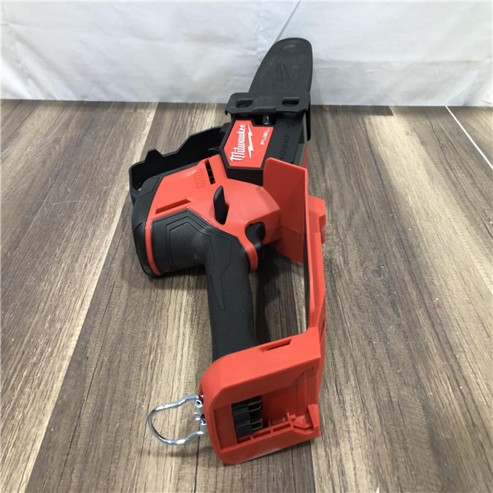 AS-IS Milwaukee FUEL 18V Lithium-Ion Brushless Battery 8 in. HATCHET Pruning Saw (Tool-Only)