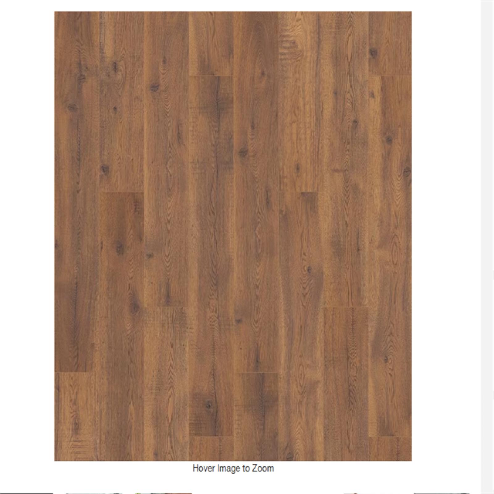DALLAS LOCATION - Pergo Outlast+ Hobbs Amber Hickory 12 mm T x 7.4 in. W Waterproof Laminate Wood Flooring (19.63 sq.ft./case) - 60 CASES