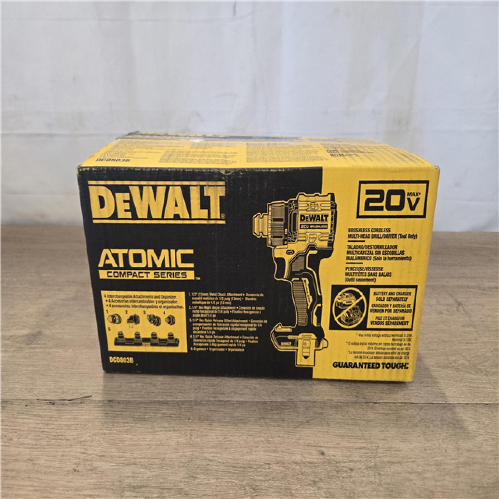 NEW!- DEWALT ATOMIC 20V MAX 1/2 in. Multi-Head Drill Driver (Tool Only)