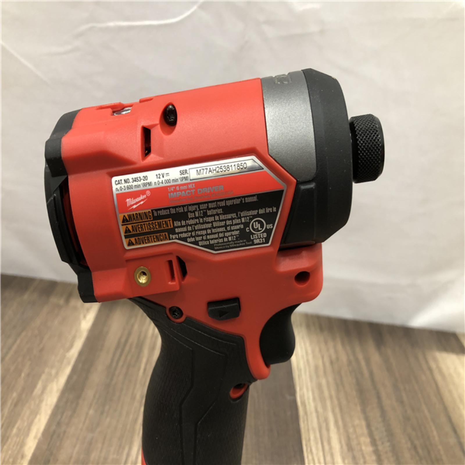 AS-IS Milwaukee FUEL 12-Volt Lithium-Ion Brushless Cordless Hammer Drill and Impact Driver Combo Kit