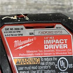 AS-IS Milwaukee 18V Lithium-Ion Cordless Drill Driver/Impact Driver Combo Kit