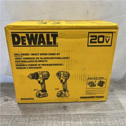 NEW - DEWALT 20V MAX Cordless Drill/Impact 2 Tool Combo Kit