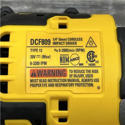 AS-IS DEWALT Atomic 20V Max Lithium-Ion Brushless Cordless Compact 1/4 in. Impact Driver Kit