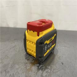 AS-IS - DEWALT FLEXVOLT 20V/60V MAX Lithium-Ion 6.0Ah Battery Pack with 6 Amp Output Charger
