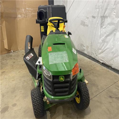 Houston Location - AS-IS Outdoor Power Equipment JOHN DEERE S100 SIT DOWN MOWER