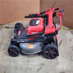 HOUSTON LOCATION - AS-IS M18 FUEL Brushless Cordless 21 in. Walk Behind Dual Battery Self-Propelled Mower W/(2) 12.0Ah Battery and Rapid Charger