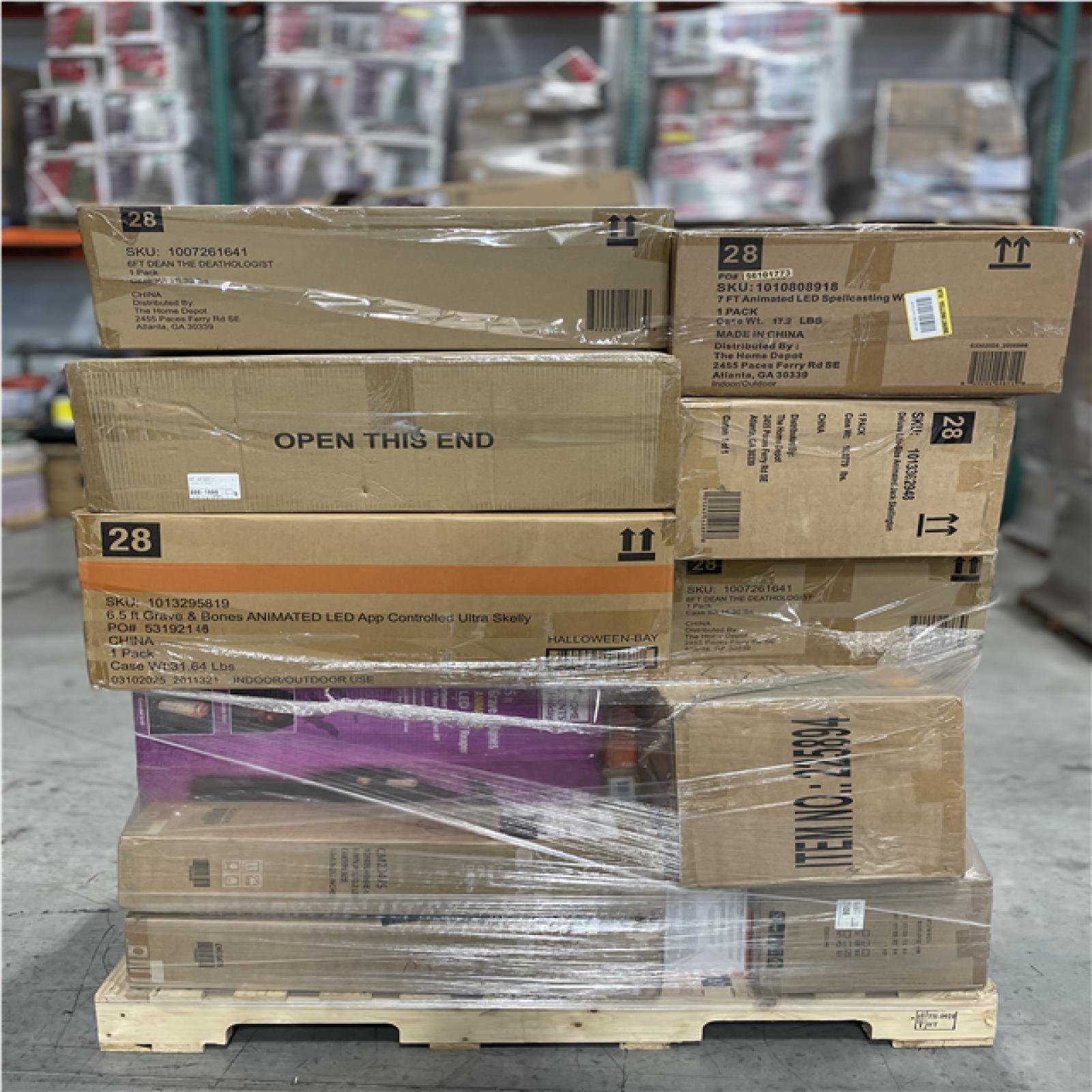 DALLAS LOCATION- AS-IS ASSORTED HALLOWEEN DECORATION PALLET
