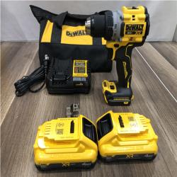AS-IS DEWALT 20V XR Lithium-Ion Cordless Brushless 1/2 in. Drill/Driver Kit