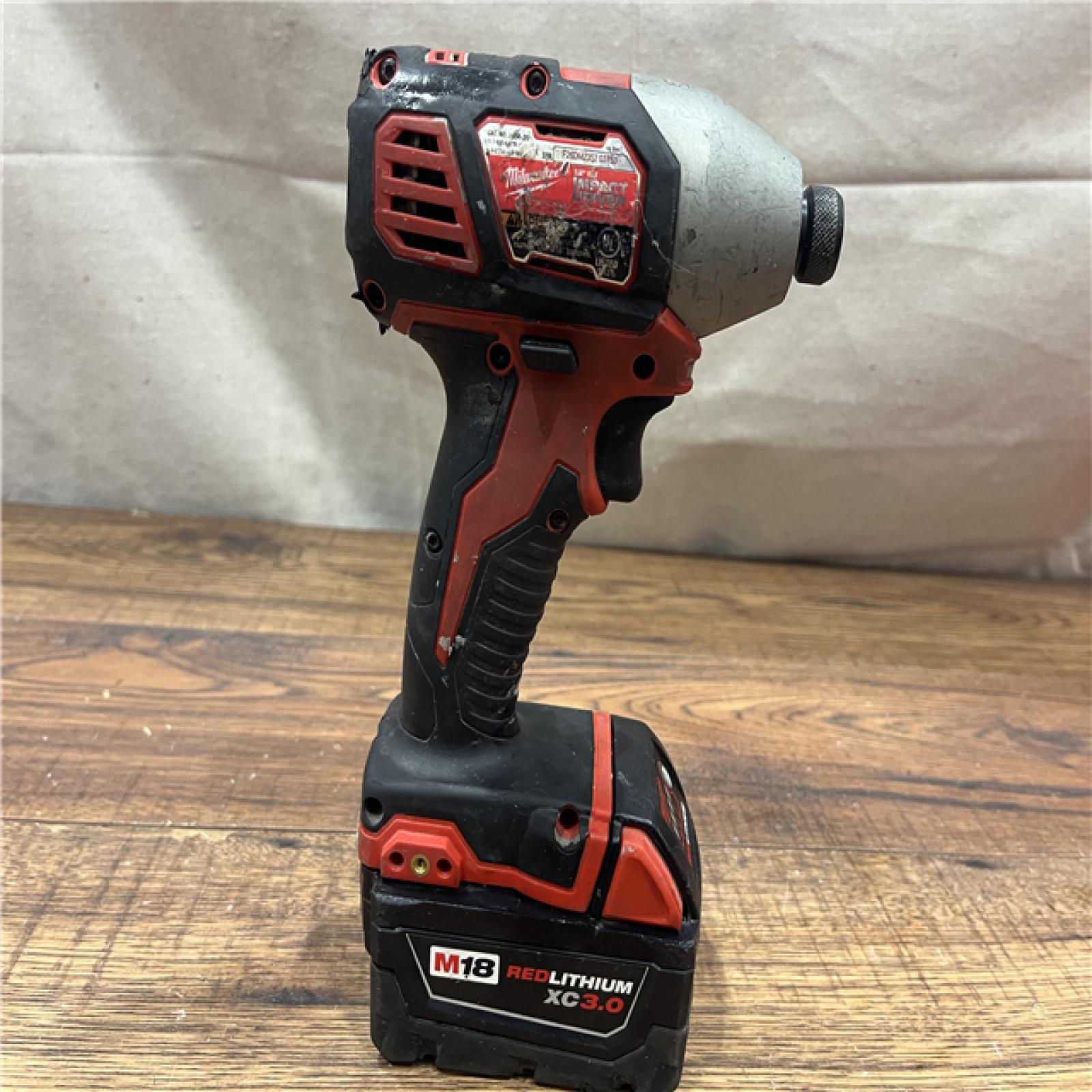 AS-IS MILWAUKEE M18 FUEL 18V Lithium-Ion Brushless Cordless Hammer Drill and Impact Driver Combo Kit (2-Tool) with 2 Batteries