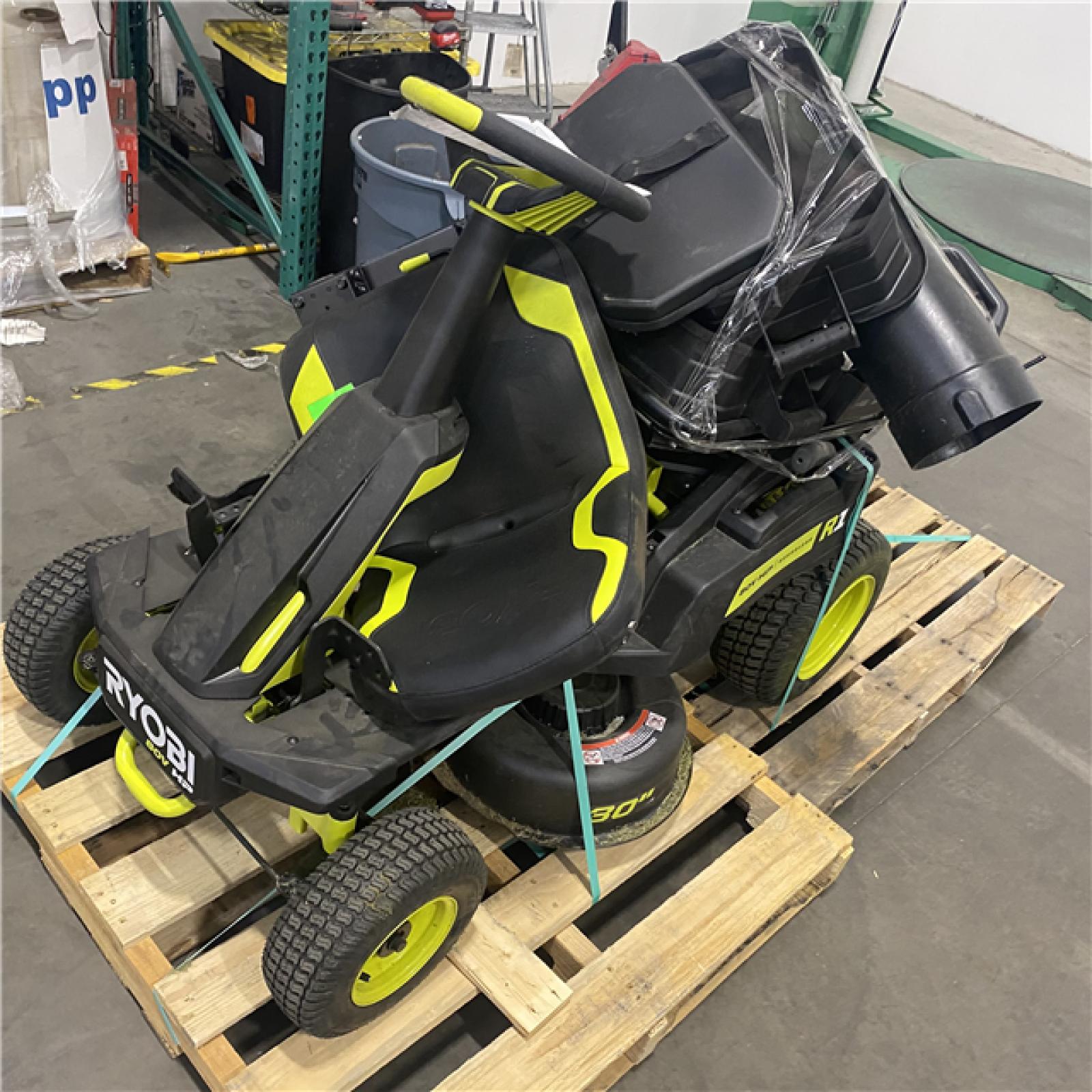 Dallas Location - As-Is RYOBI R1 80V HP 30 in. Riding Lawn Mower