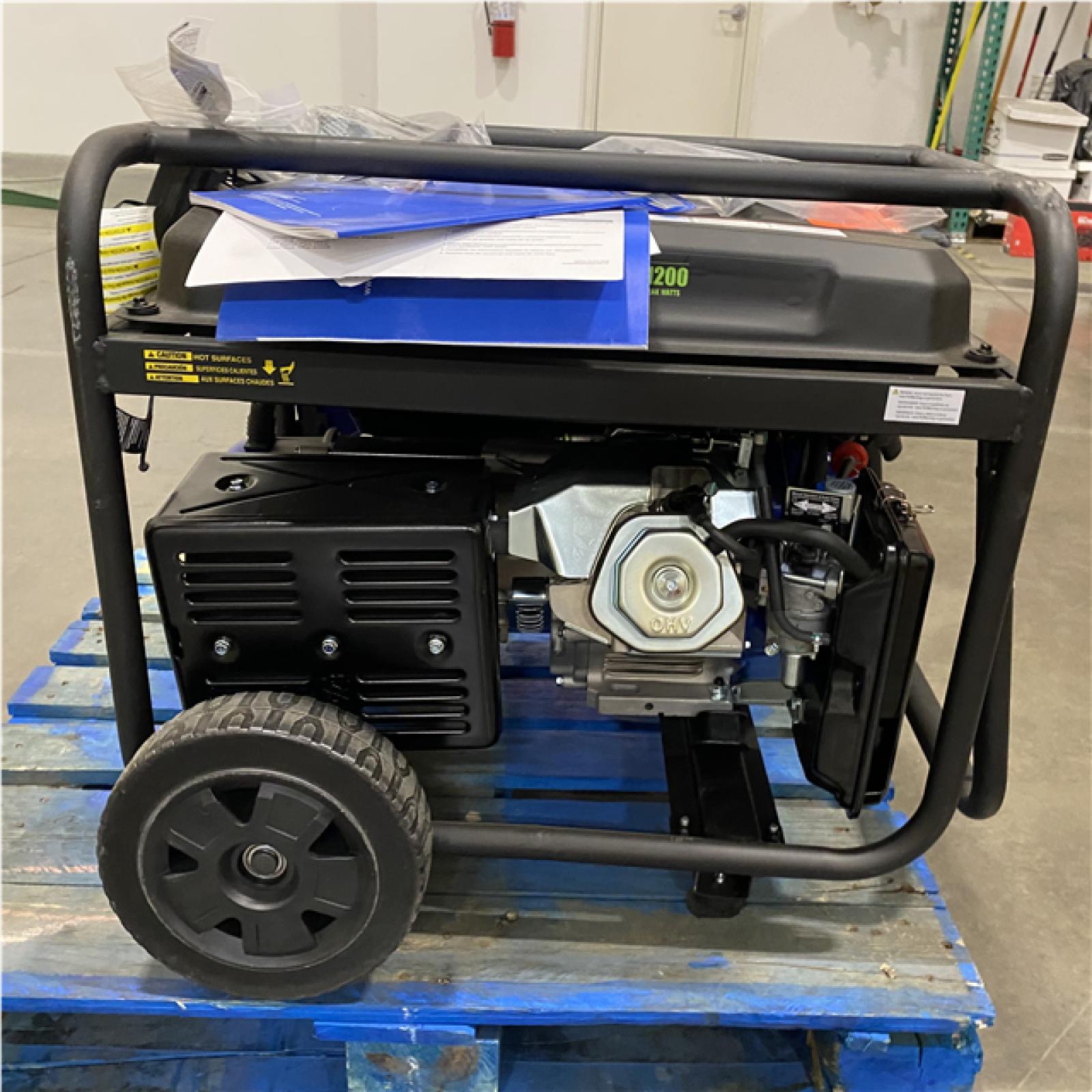 Dallas Location - As-Is Westinghouse Power Equipment Westinghouse Power Equipment 9,500-Watt (120 / 240V) Electric Button / Recoil / Remote Start Multi-Fuel Portable Generator 