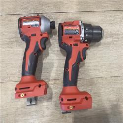 AS-IS Milwaukee 18-Volt Lithium-Ion Brushless Cordless Compact Hammer Drill/Impact Combo Kit