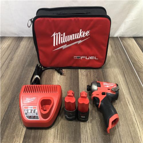 AS-IS Milwaukee FUEL SURGE 12V Lithium-Ion Brushless Cordless 1/4 in. Hex Impact Driver Compact Kit
