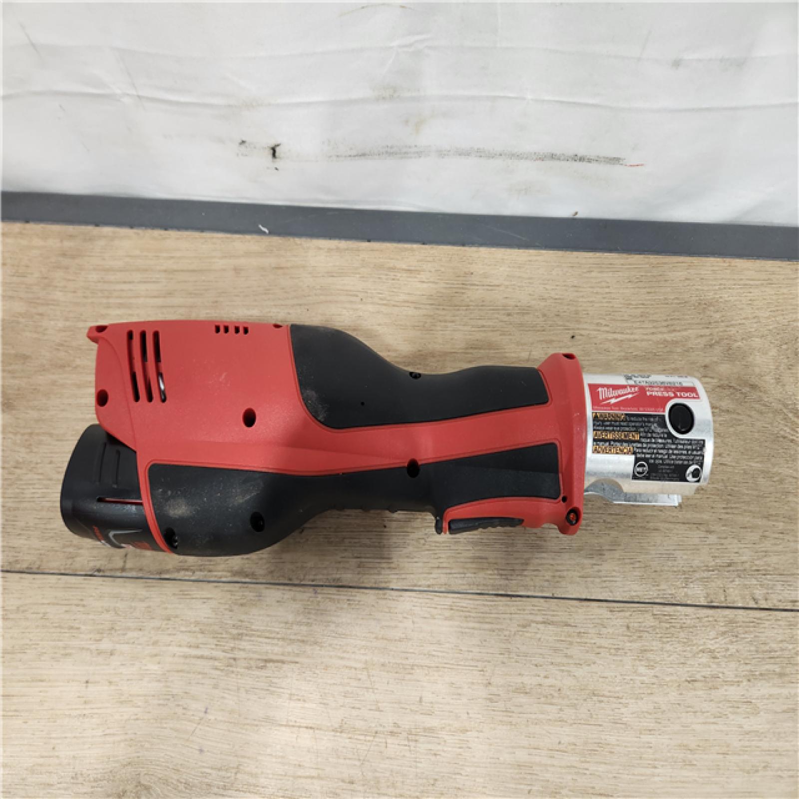 AS-IS- Milwaukee 12-Volt Lithium-Ion Force Logic Cordless Press Tool Kit