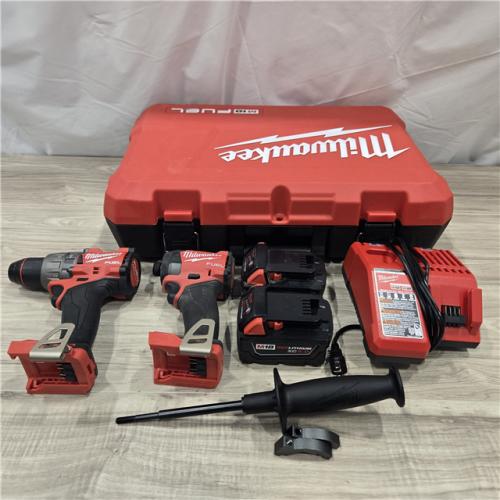 AS-IS MILWAUKEE FUEL 18V Cordless Hammer Drill and Impact Driver Combo Kit