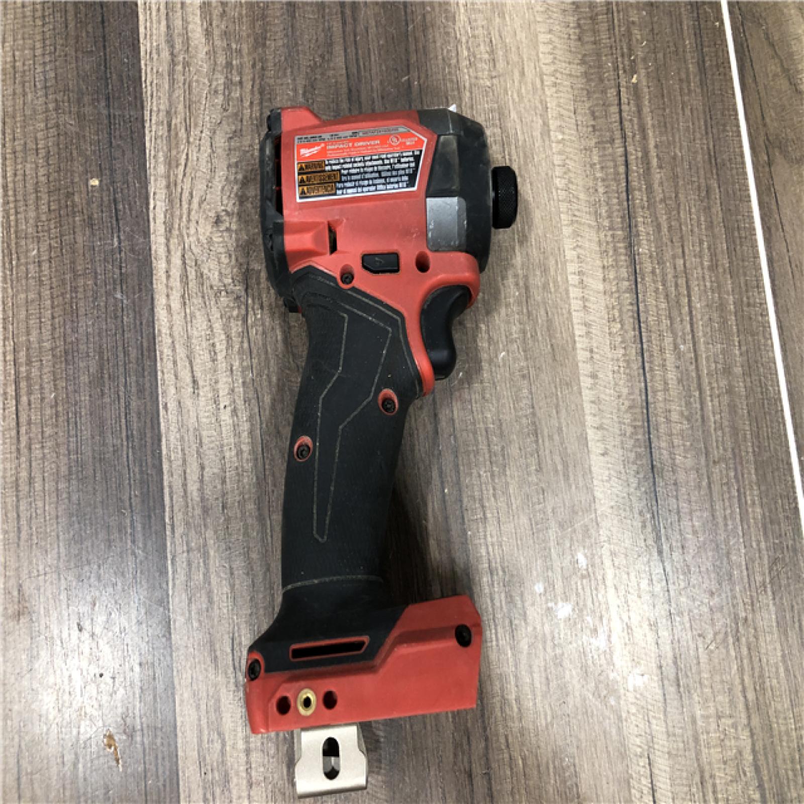 AS-IS Milwaukee FUEL 18V Lithium-Ion Brushless Cordless 1/4 in. Hex Impact Driver (Tool-Only)