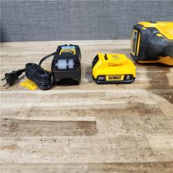 HOUSTON LOCATION - AS - IS DEWALT 20V MAX XR 16-Gauge Electric Cordless Angled Finishing Nailer Kit