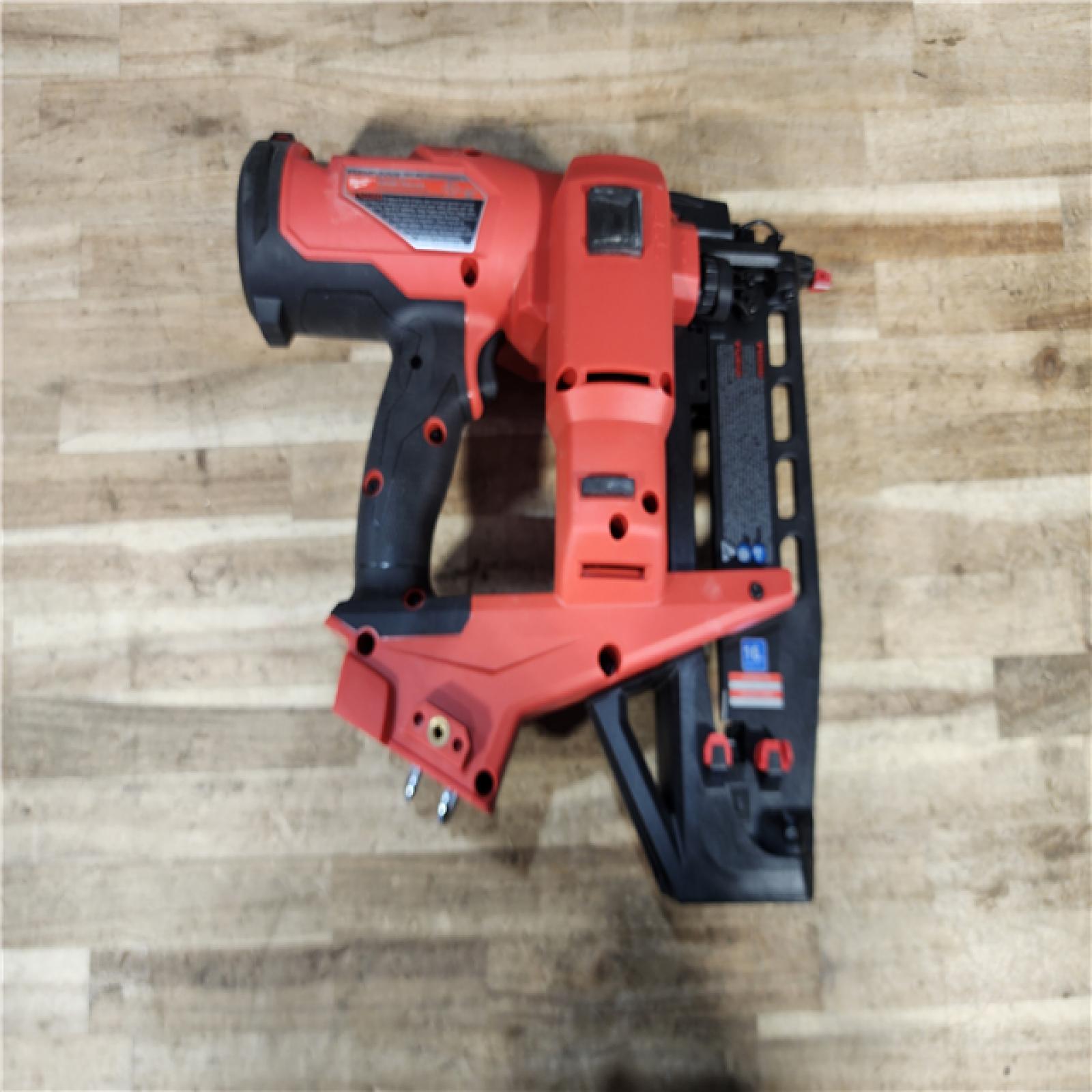 HOUSTON LOCATION - AS - IS Milwaukee FUEL 18-Volt Lithium-Ion Brushless Cordless Gen ll 16-Gauge Straight Finish Nailer (Tool Only)