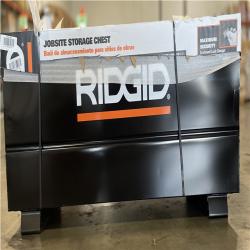 DALLAS LOCATION - AS-IS RIGID 28 in. H x 60 in. W x 24 in. D Universal Storage Chest (BLACK STEEL)