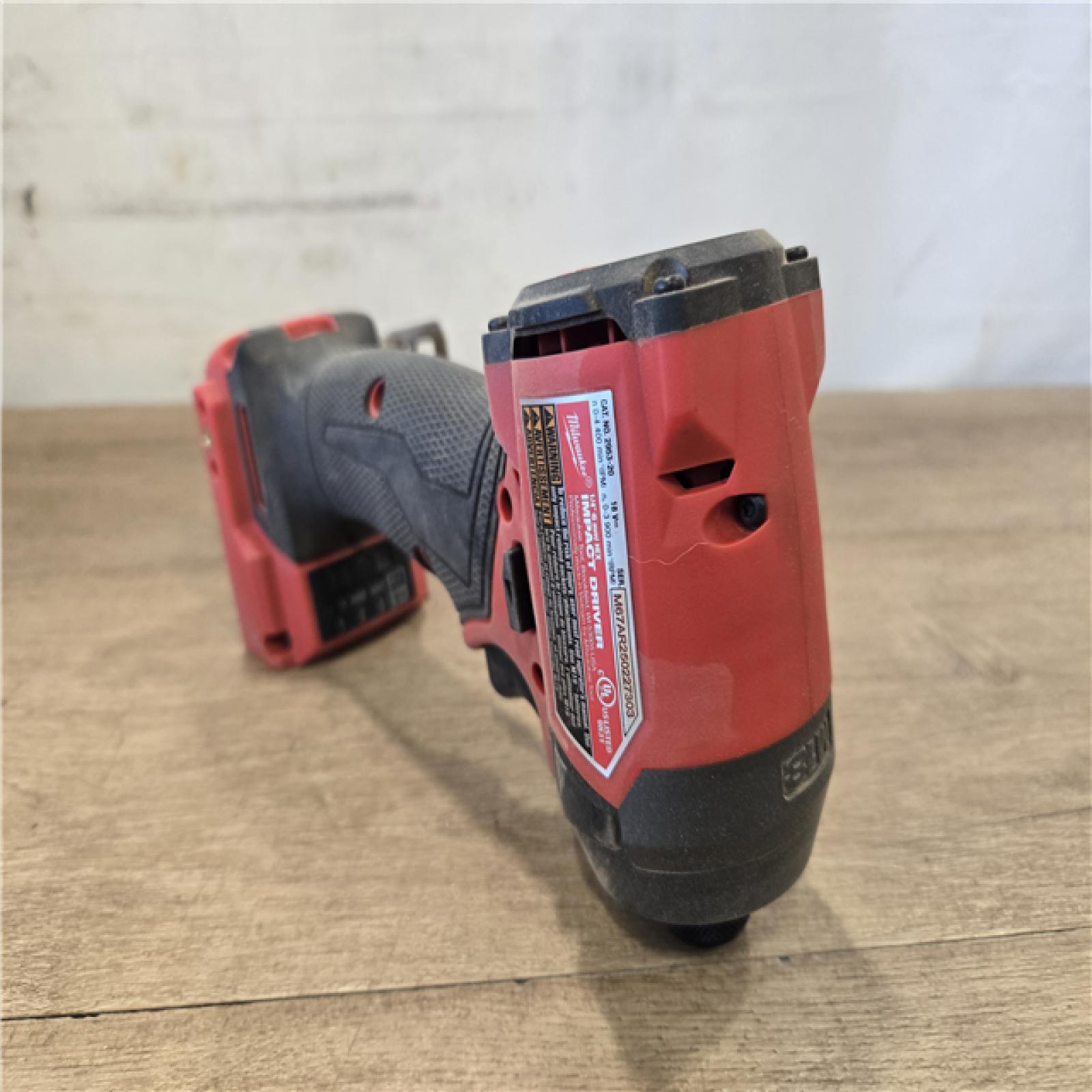 AS-IS Milwaukee FUEL 18V Cordless Hammer Drill and Impact Driver Combo Kit