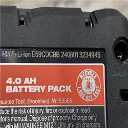 AS-IS Milwaukee 12-Volt Lithium-Ion Cordless Green 250 ft. 3-Plane Laser Level Kit