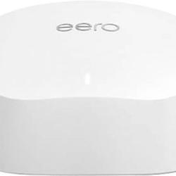 AS-IS EERO 6 Dual-Band Mesh Wi-Fi 6 Router  with Built-in Zigbee Smart Home Hub White