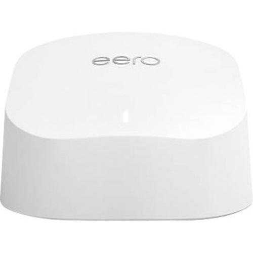 AS-IS EERO 6 Dual-Band Mesh Wi-Fi 6 Router  with Built-in Zigbee Smart Home Hub White