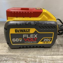 AS-IS DEWALT 20V/60V MAX FLEXVOLT Lithium-Ion 9.0Ah Battery and Charger Starter Kit