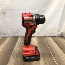 AS-IS Milwaukee 18V Lithium-Ion Brushless Cordless 1/2 in. Compact Drill/Driver with kit