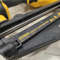 AS-IS DeWalt 20V 16 Gauge Cordless Angled Finish Nailer Kit