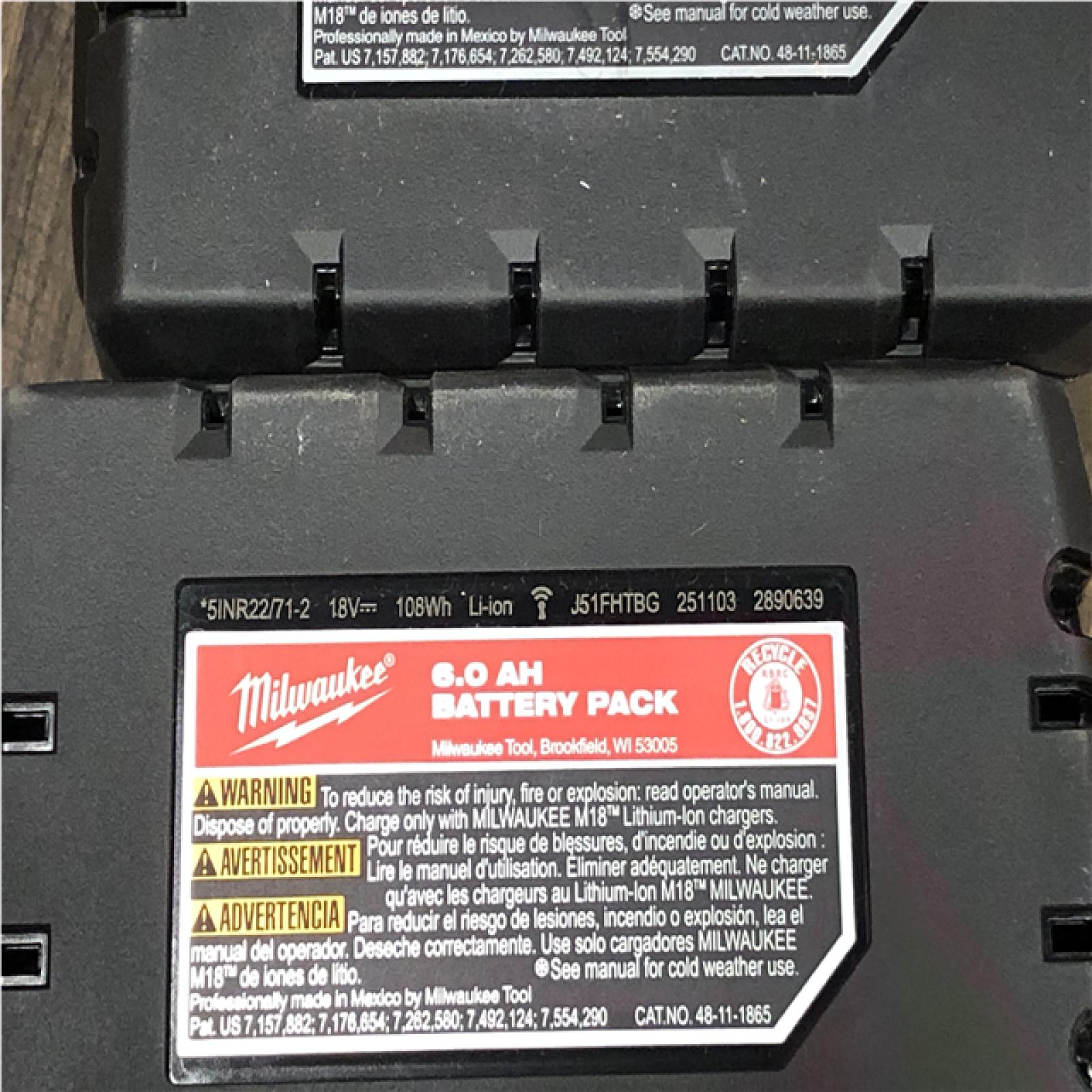 AS-IS Milwaukee 18-Volt Lithium-Ion High Output Starter Kit