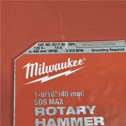 AS-IS Milwaukee 1-9/16 in. SDS-Max Rotary Hammer (Tool-Only)