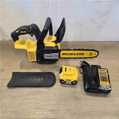 AS-IS DEWALT 20V MAX Compact 12 Cordless Chainsaw Kit