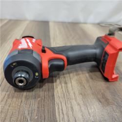 AS-IS  Milwaukee 2953-20 18V Lithium-Ion Brushless Cordless 1/4   Hex Impact Driver Bare Tool  Red