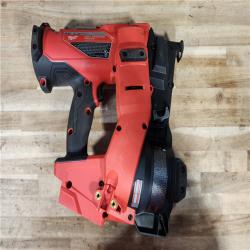 HOUSTON LOCATION - AS-IS Milwaukee M18 FUEL 18-Volt Lithium-Ion Brushless Cordless Coil Roofing Nailer (Tool Only)