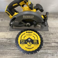 AS-IS DEWALT FLEXVOLT 60V MAX Cordless Brushless 7-1/4 in. Circular Saw with Brake (Tool Only)