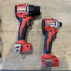 AS-IS Milwaukee 18-Volt Lithium-Ion Brushless Cordless Compact Hammer Drill/Impact Combo Kit