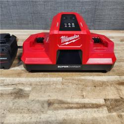HOUSTON LOCATION - AS - IS Milwaukee M18 18V Dual Bay Simultaneous Super Charger W/ (2) BATTERIES