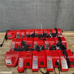 HOUSTON LOCATION - AS-IS MILWAUKEE BATTERY CHARGER PACK QTY - 16