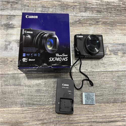 AS-IS Canon - PowerShot SX740 HS 20.3-Megapixel Digital Camera - Black