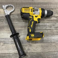 AS-IS DEWALT 20V MAX Brushless Cordless 1/2 in. Hammer Drill/Driver with FLEXVOLT ADVANTAGE (Tool Only)