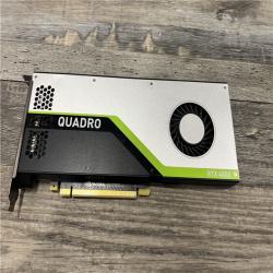 AS-IS NVIDIA Quadro RTX 4000 Graphics Card