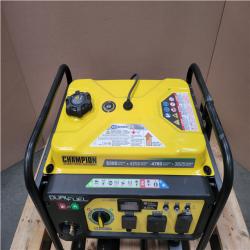 CALIFORNIA AS-IS CHAMPION 5 300/4 250-WATT DUAL FUEL PORTABLE  GENERATOR