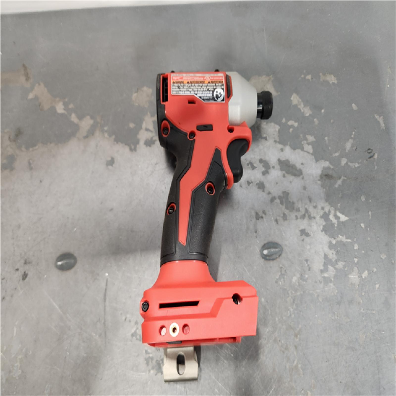 AS-IS- Milwaukee 18V Lithium-Ion Brushless Cordless 1/4 in. Impact Driver Kit