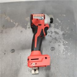 AS-IS- Milwaukee 18V Lithium-Ion Brushless Cordless 1/4 in. Impact Driver Kit