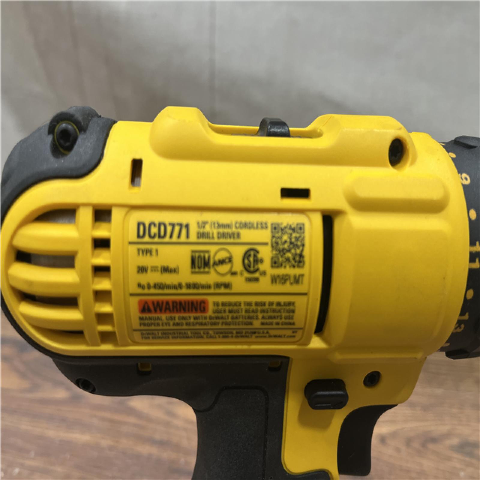 AS-IS DEWALT 20V MAX Cordless Brushless Hammer Drill/Driver 2 Tool Combo Kit with FLEXVOLT ADVANTAGE