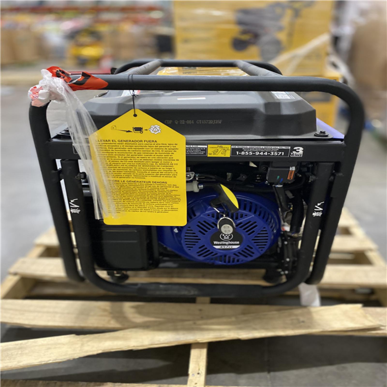Dallas Location - As-Is Westinghouse 12 500/9 500-Watt Gas Portable Generator